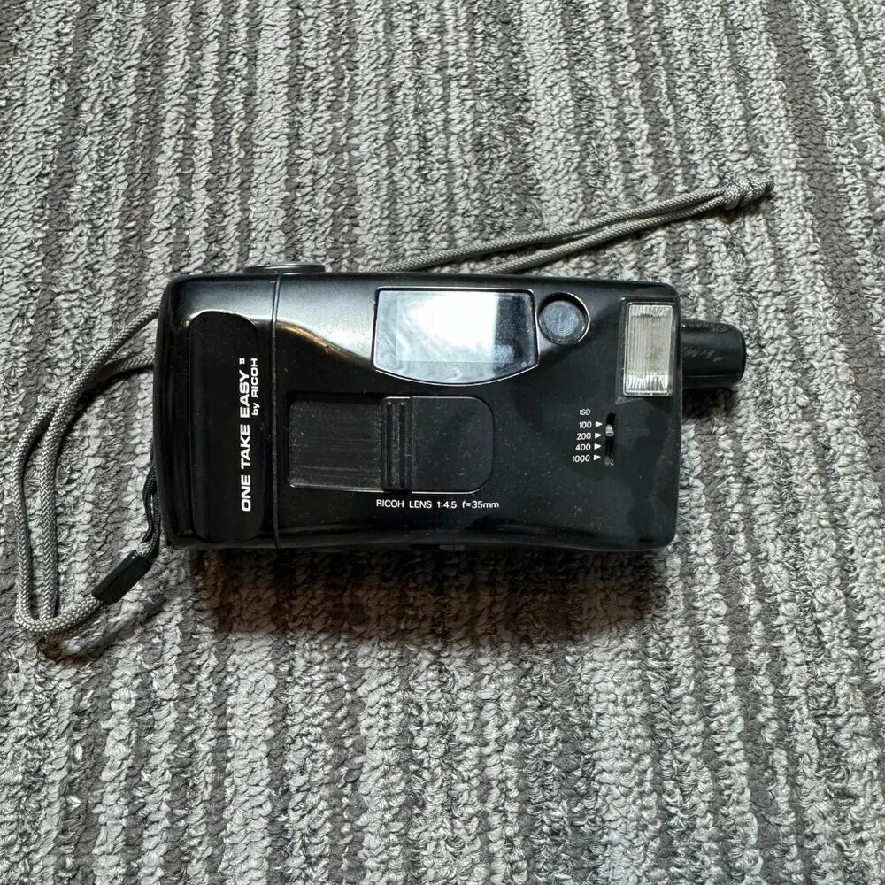 Vintage Ricoh One Take Easy II, a 35mm film camera